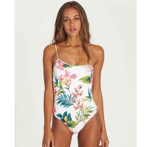 Billabong Island Hop One Piece Swimsuit Size Large